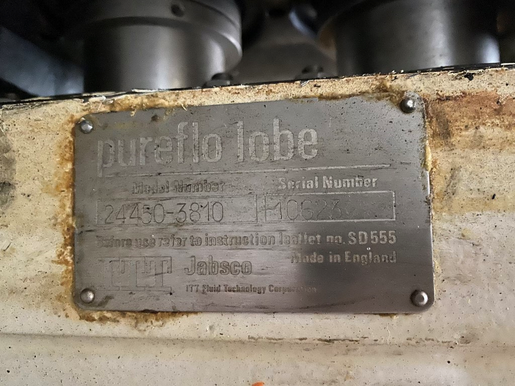 Pureflow lobe Jabsco 24450-3810